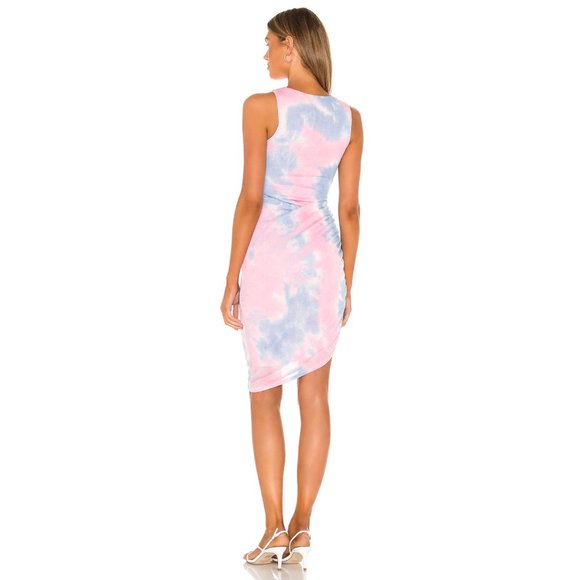 Lovers + Friends Eva Midi Dress in Pastel Tie Dye - Picture 4 of 4